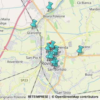 Mappa Via Gino Degan, 45100 Rovigo RO, Italia (1.36818)
