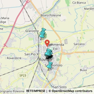 Mappa Via Gino Degan, 45100 Rovigo RO, Italia (1.16462)