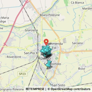 Mappa Via Gino Degan, 45100 Rovigo RO, Italia (1.22231)
