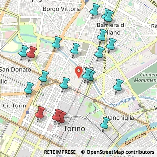 Mappa P.za Borgo Dora, 10152 Torino TO, Italia (1.169)
