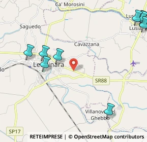Mappa Via Polesana per Rovigo, 45026 Lendinara RO, Italia (3.23364)