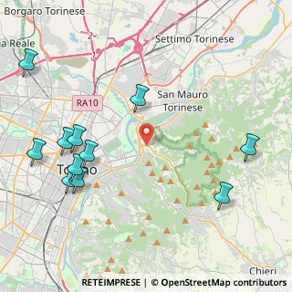 Mappa Strada Comunale di Sassi, 10132 Torino TO, Italia (5.26636)