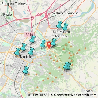 Mappa Strada Comunale di Sassi, 10132 Torino TO, Italia (3.96091)