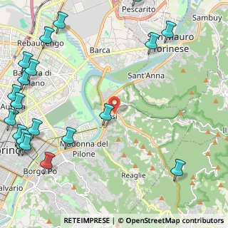 Mappa Strada Comunale di Sassi, 10132 Torino TO, Italia (3.4295)