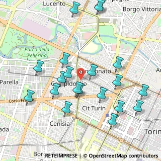 Mappa 10143 Torino TO, Italia (1.1005)