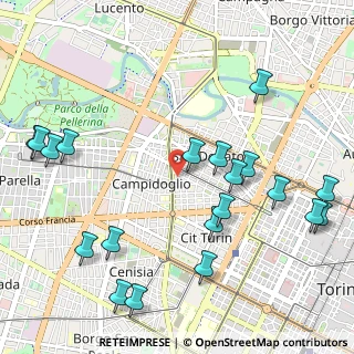 Mappa 10143 Torino TO, Italia (1.3115)