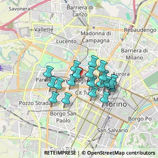 Mappa 10143 Torino TO, Italia (1.3345)
