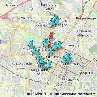 Mappa 10143 Torino TO, Italia (1.5195)