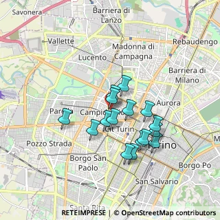 Mappa 10143 Torino TO, Italia (1.44438)