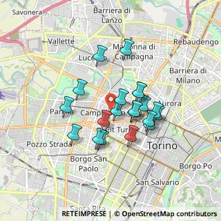 Mappa 10143 Torino TO, Italia (1.3815)