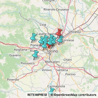 Mappa 10143 Torino TO, Italia (9.11818)