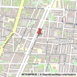 Mappa Corso Bernardino Telesio, 70, 10146 Torino, Torino (Piemonte)