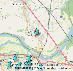 Mappa Largo Battisti, 26865 San Rocco al Porto LO, Italia (3.67462)