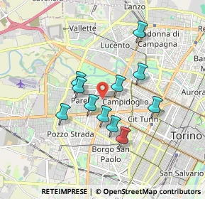 Mappa 10145 Torino TO, Italia (1.43727)