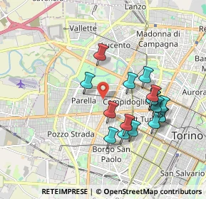Mappa 10145 Torino TO, Italia (1.71941)
