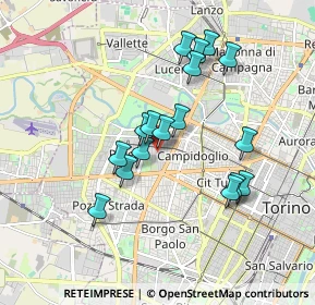 Mappa 10145 Torino TO, Italia (1.58588)