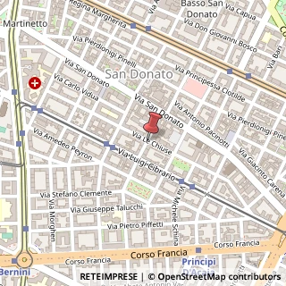 Mappa Via le chiuse 44, 10144 Torino, Torino (Piemonte)