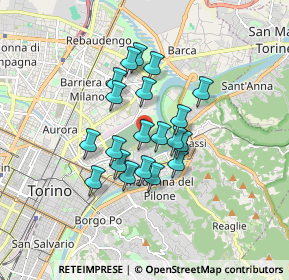 Mappa Via Alfonso Varano, 10153 Torino TO, Italia (1.282)