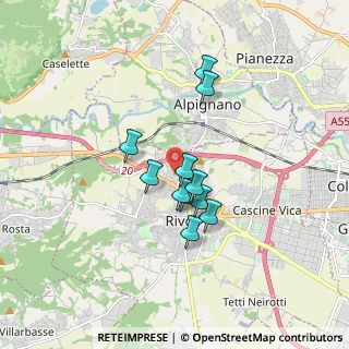 Mappa Via A. Lincoln, 10098 Rivoli TO, Italia (1.27364)