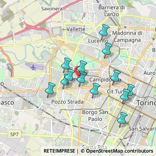 Mappa Via Carlo Capelli, 10146 Torino TO, Italia (1.71538)