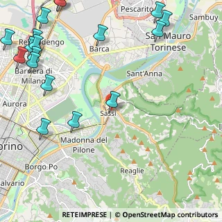 Mappa Piazza Giovanni dalle Bande Nere, 10132 Torino TO, Italia (3.37667)