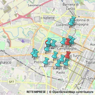 Mappa Via Vittorio Asinari di Bernezzo, 10146 Torino TO, Italia (1.68647)