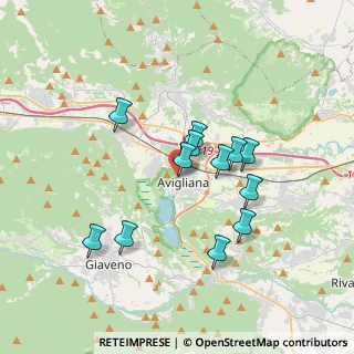 Mappa Via Piave, 10051 Avigliana TO, Italia (3.08833)