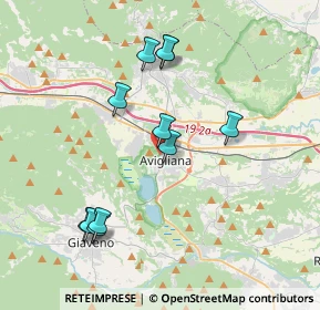 Mappa Via Piave, 10051 Avigliana TO, Italia (3.76182)