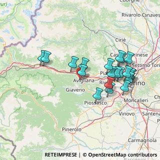 Mappa Via Avogadro, 10051 Avigliana TO, Italia (14.689)