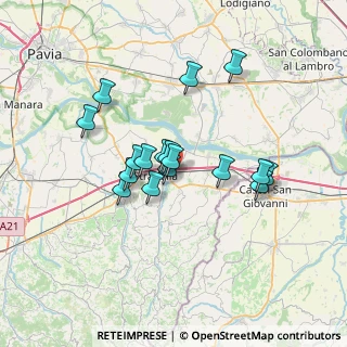 Mappa Via Previano, 27049 Stradella PV, Italia (5.68118)