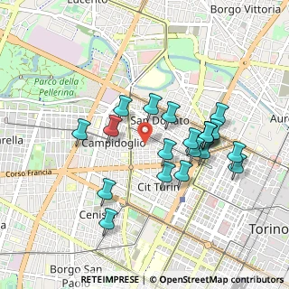 Mappa Via Giovanni Migliara, 10143 Torino TO, Italia (0.856)