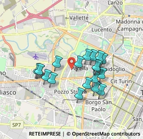 Mappa Corso Bernardino Telesio, 10141 Torino TO, Italia (1.49842)