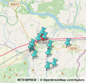 Mappa SS 10 Padana Inferiore, 27049 Stradella PV, Italia (2.83833)