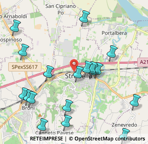 Mappa SS 10 Padana Inferiore, 27049 Stradella PV, Italia (2.635)