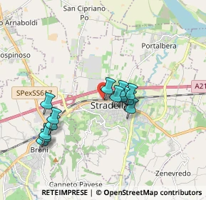 Mappa SS 10 Padana Inferiore, 27049 Stradella PV, Italia (1.59462)