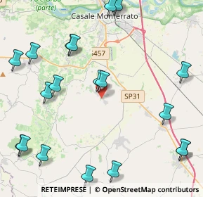 Mappa Via Cacciolo, 15030 Terruggia AL, Italia (5.629)
