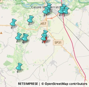 Mappa Via Cacciolo, 15030 Terruggia AL, Italia (4.48786)