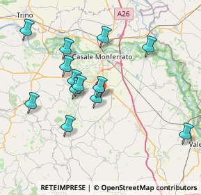 Mappa Via Cacciolo, 15030 Terruggia AL, Italia (7.43769)