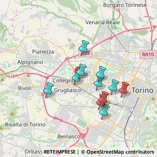 Mappa Via Fermi, 10093 Collegno TO, Italia (3.17818)