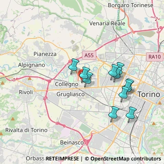 Mappa Via Fermi, 10093 Collegno TO, Italia (3.48)
