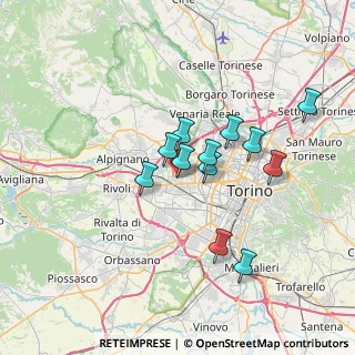 Mappa Via Fermi, 10093 Collegno TO, Italia (5.77)