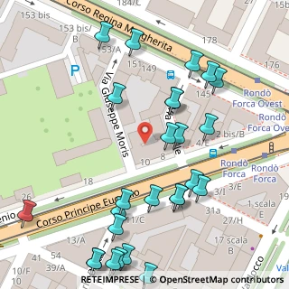 Mappa Via Caselle, 10122 Torino TO, Italia (0.08148)