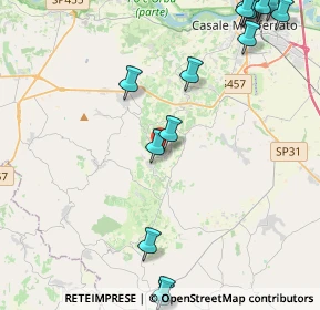 Mappa Via Roma, 15030 Rosignano Monferrato AL, Italia (6.29647)