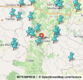 Mappa Via Roma, 15030 Rosignano Monferrato AL, Italia (2.5025)