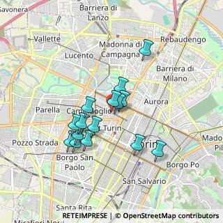 Mappa Via Michele Schina, 10144 Torino TO, Italia (1.468)
