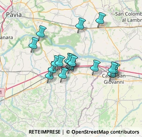 Mappa Via Pietro Bianchi, 27049 Stradella PV, Italia (5.57235)
