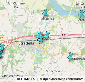 Mappa Via Pietro Bianchi, 27049 Stradella PV, Italia (2.82)