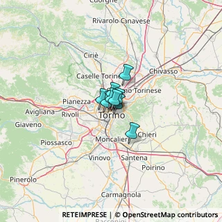 Mappa Via S. Giuseppe Benedetto Cottolengo, 10152 Torino TO, Italia (27.42167)