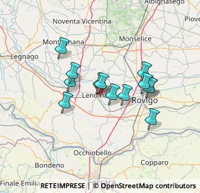 Mappa Via San Lazzaro, 45026 Lendinara RO, Italia (10.59923)