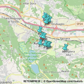 Mappa Corso Laghi, 10051 Avigliana TO, Italia (1.26154)